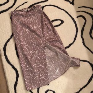 AF silk skirts with split